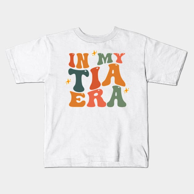 In My Tia Era Sweatshirt, Auntie Sweatshirt, Aunt Shirt, Tia Sweatshirt, New Tia Gift, Tia To Be Kids T-Shirt by Y2KERA